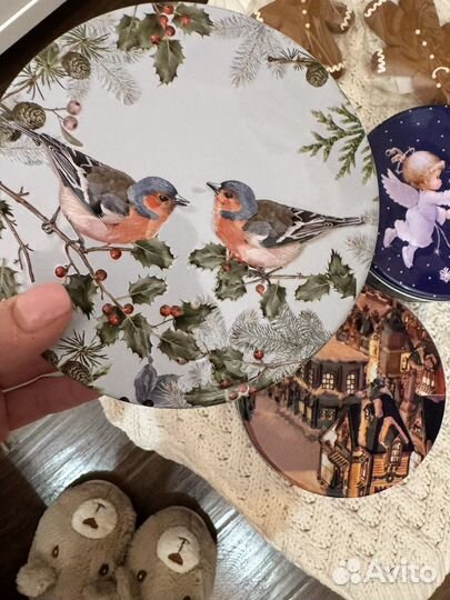 Банки жестяные новогодние