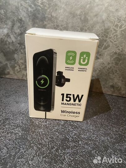 Держатель для телефона с беспроводной зарядкой