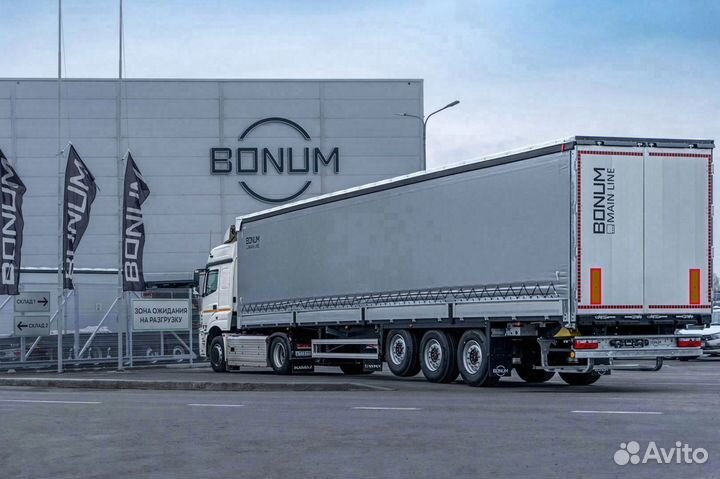 Полуприцеп шторно-бортовой Bonum 914296-03, 2024