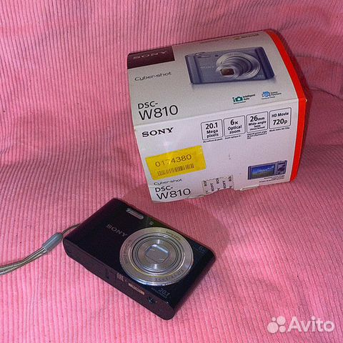 Винтажный фотоаппарат Sony DSC-W810