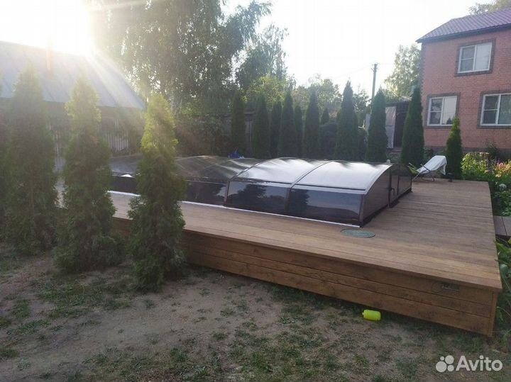 Павильон для бассейна без посредников