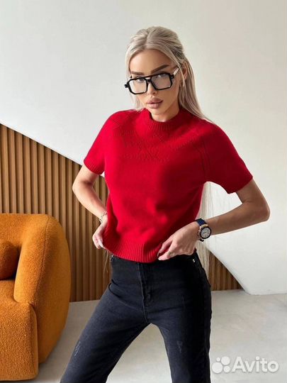 Трикотажная футболка celine