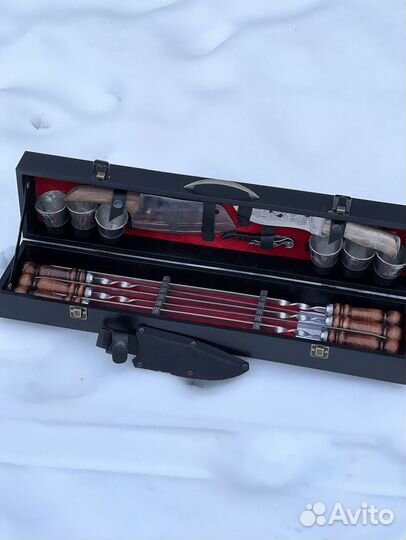 Шампуры с деревянной ручкой для овощей 8 мм