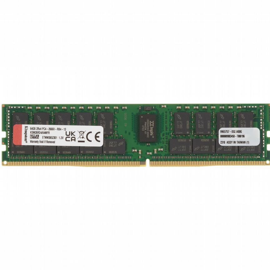 [KSM26RD4/64MFR] Оперативная Память Kingston 64gb Ksm26rd4/64mfr