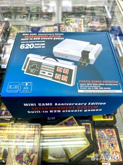 Денди игровая приставка Dendy 620 игр новая