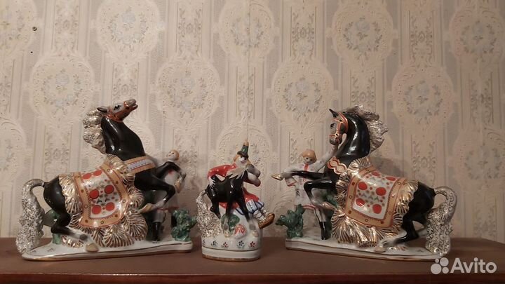 Статуэтки триптих Конек горбунок. Вербилки