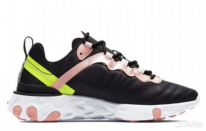 Nike React Element 55 Black Pink