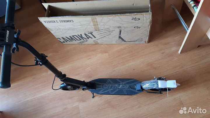 Новый самокат city-ride,черный,CR-S2-04ED