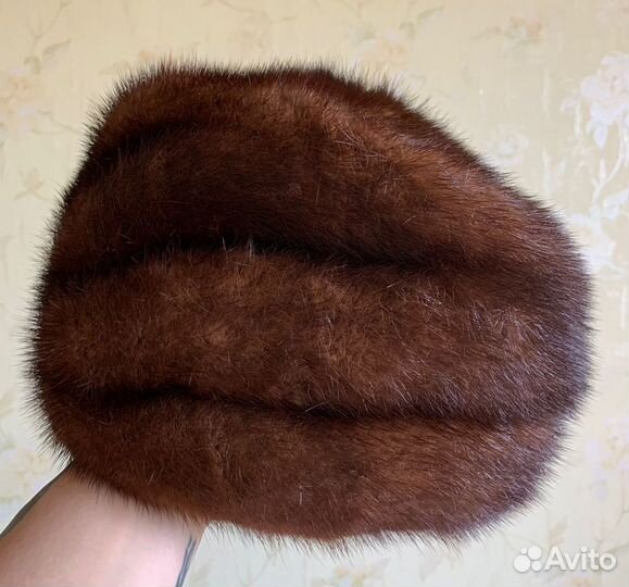 Шапка норковая женская