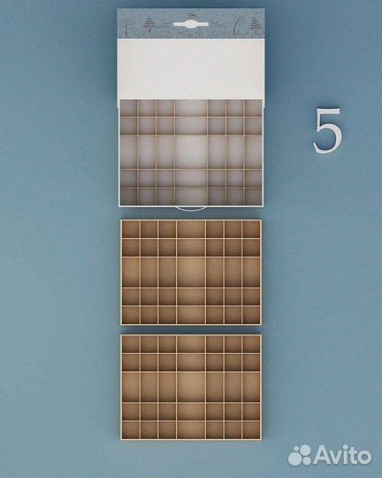 Коробка для хранения елочных игрушек №2 для шаров