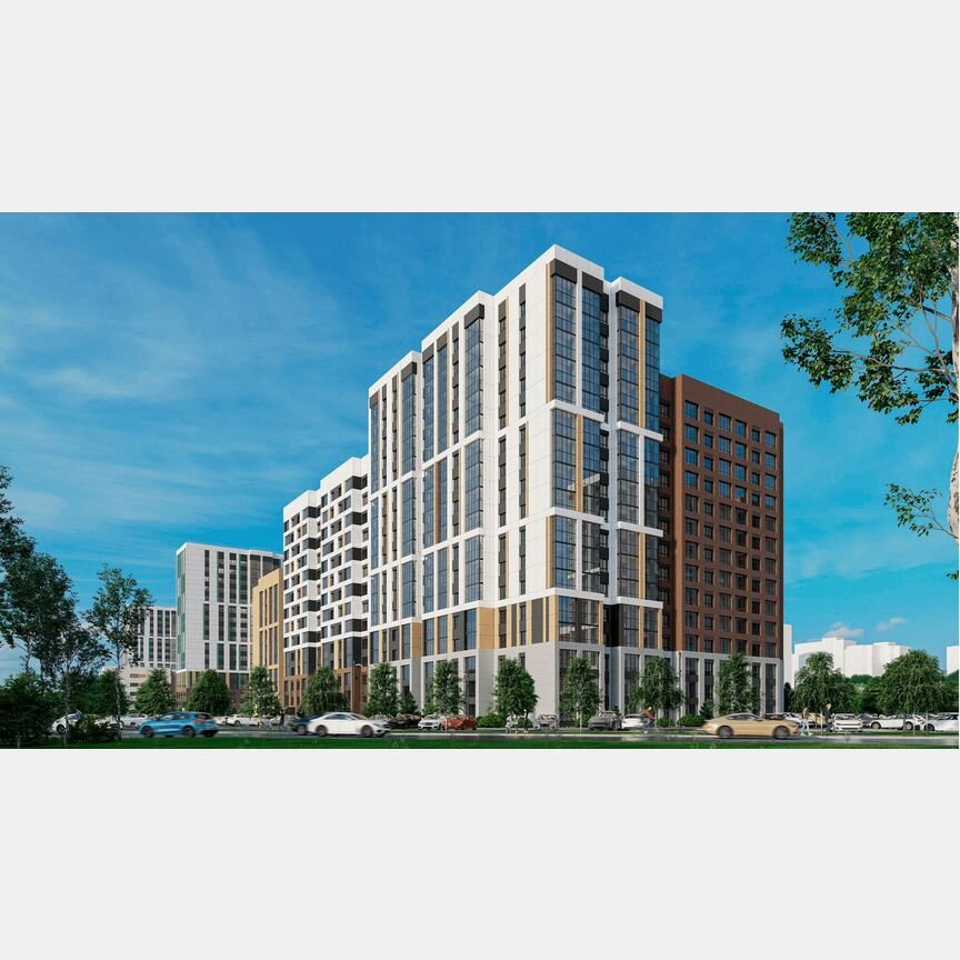 2-к. квартира, 64,9 м², 13/17 эт.