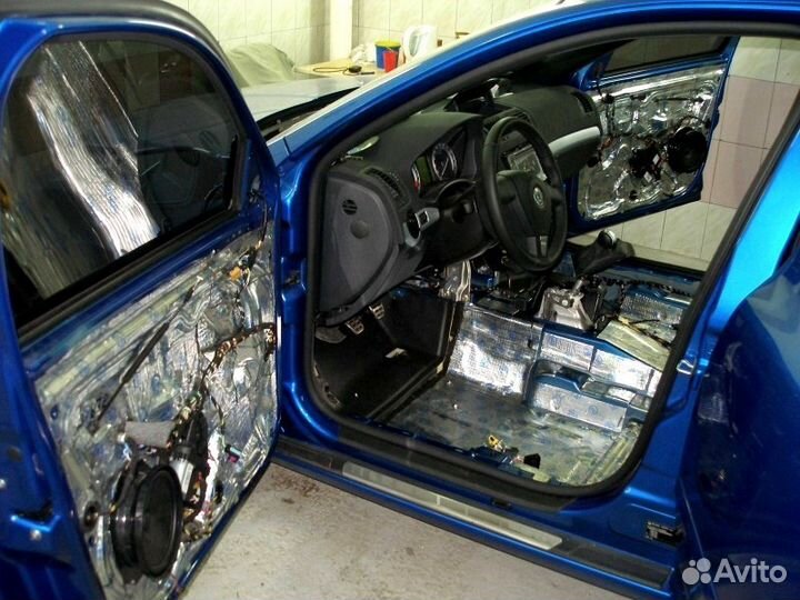 Шумо-виброизоляция, колонки, магнитолы, сабвуферы