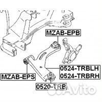 Опора шаровая (mazda tribute EP 2000-2007) febest