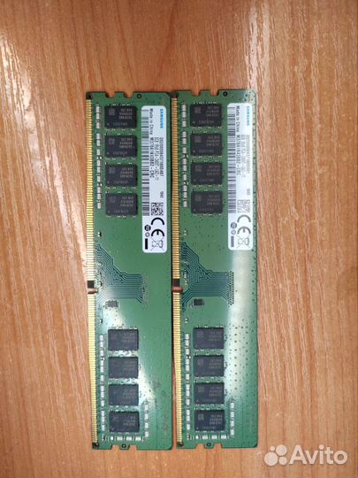 Оперативная память ddr4 8gb Samsung 2400