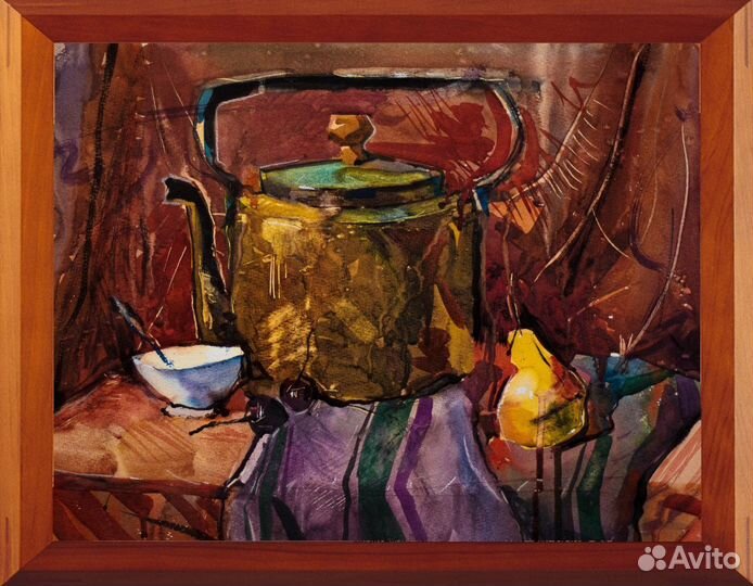 Картина натюрморт акварель