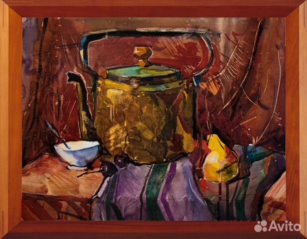 Картина натюрморт акварель