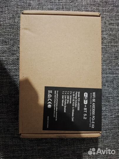 Модуль PCIe/M.2 AX210 WiFi 6e + BT 5.2