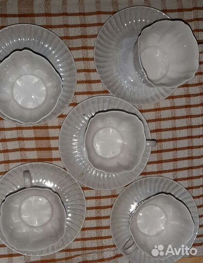 Комплекты,Лфз.ссср.костяной фарфор.ручная роспись