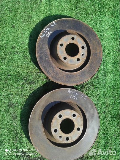 Передние тормозные диски Audi A6 C6 4.2