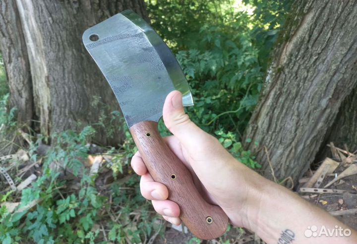 Нож ручной работы сербский тяпка