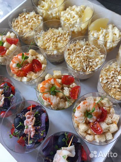 Фуршетные закуски, Гастробокс, Кейтеринг