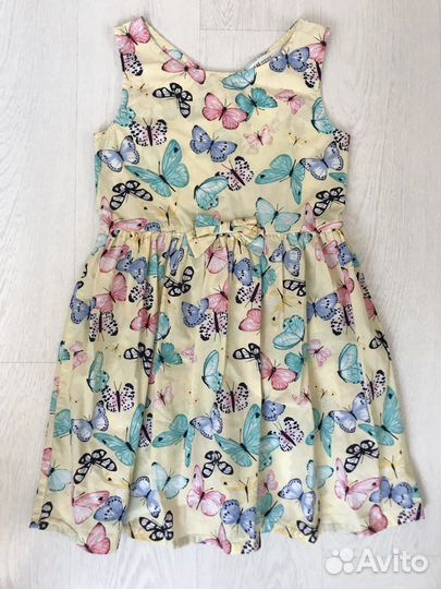 Хлопковое платье нм на 7-8 лет в идеале