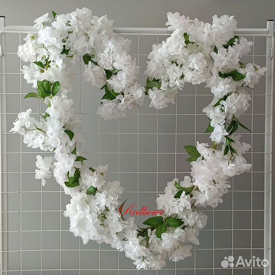 Лиана с белыми цветами искусственные цветы свадьба