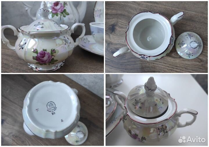 Чайный сервиз Kahla Роза ГДР