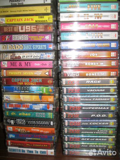 Аудиокассеты Метал Рок Поп Эстрада