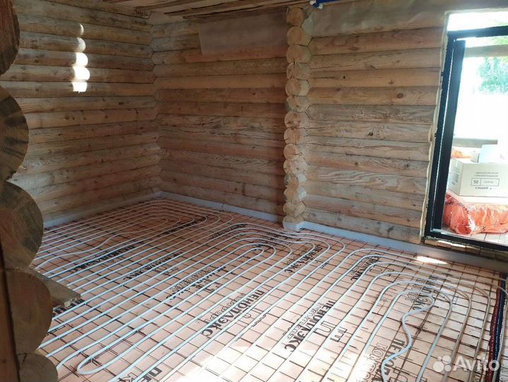 Монтаж водяного теплого пола