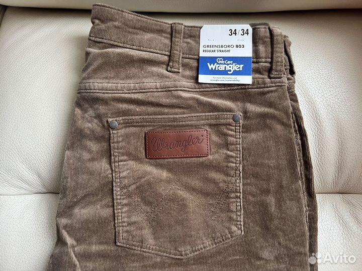 Вельветовые джинсы Wrangler Greensboro 32х34 34х34