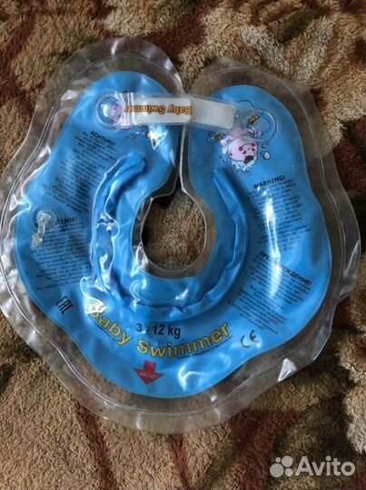 Круг, горка и стульчик для купания, водный коврик