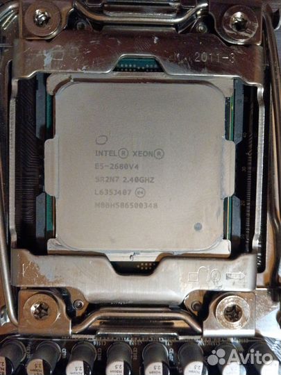 Материнская плата x99 с процессором xeon