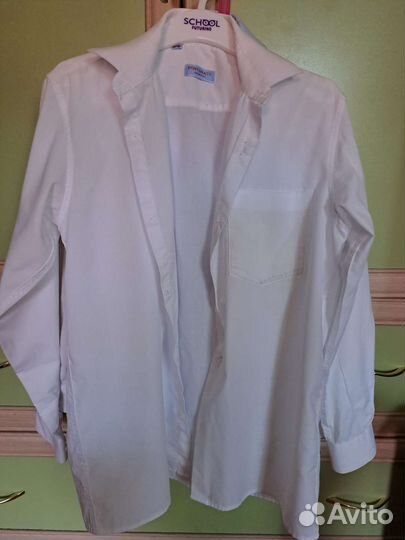 Рубашка для мальчика, 152-258, воротник 34