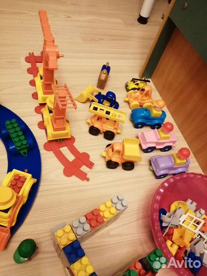 Конструктор стройка, Кроха, Полесье, много машин