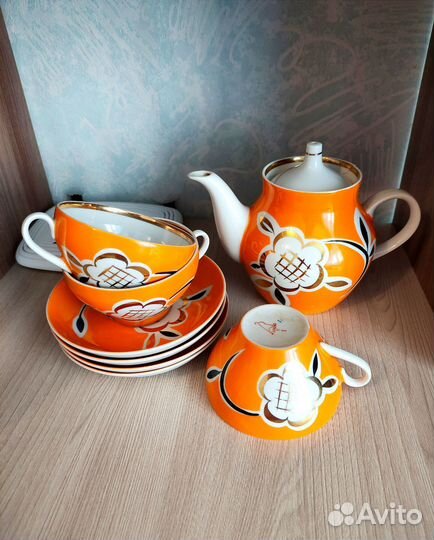 Чайные пары винтажные Дулево