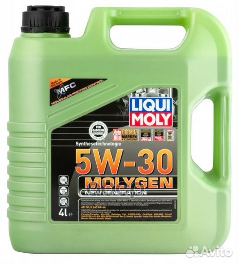 LiquiMoly 5W30 Molygen New Generation (4L) масло