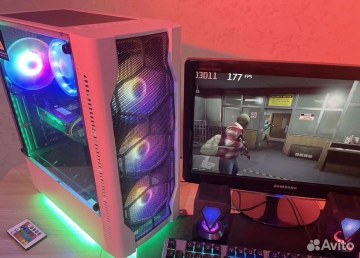 Игровой пк Ryzen 5 16gb/RX 580 супер