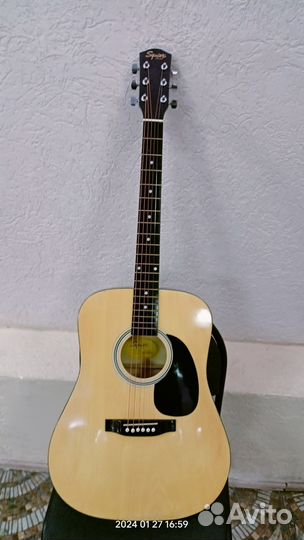 Акустическая гитара fender squier SA-105