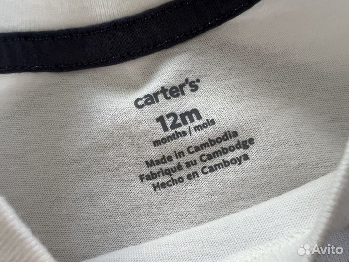 Новый лонгслив Carter's размер 80-86