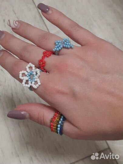 Колечки из бисера