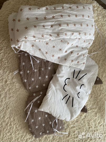 Бортики в детскую кроватку