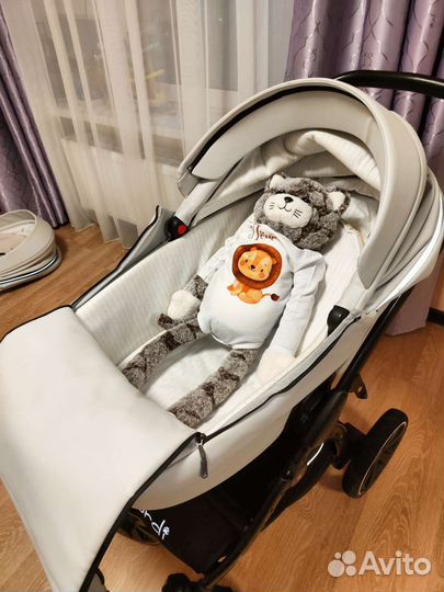 Коляска noordi fjordi 2 в 1 экокожа