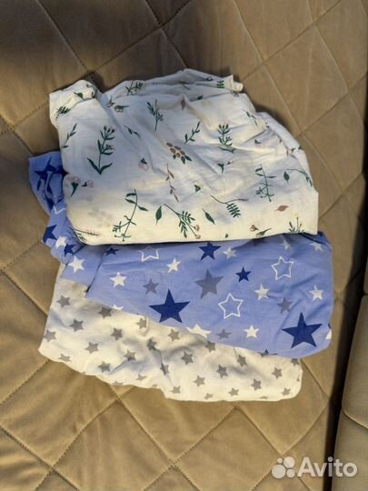 Кроватка трансформер с маятником с матрасом