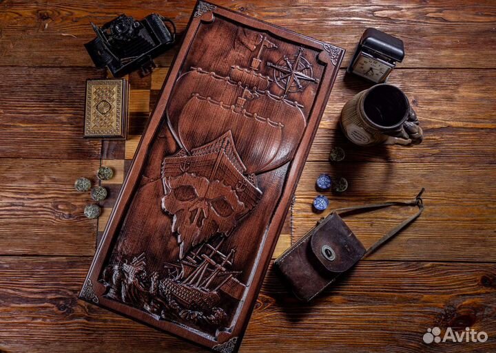 Нарды ручной работы резные