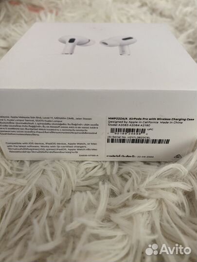 Earpods pro правый наушник + кейс