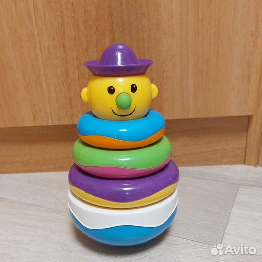 Пирамидка-неваляшка-погремушка
