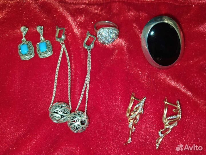 Серебряные серьги