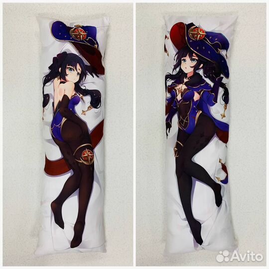 Подушка обнимашка анимэ (дакимакура) Геншин Импакт