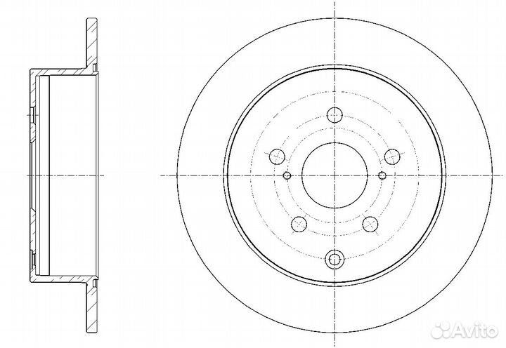 Диск тормозной G-brake GR-01803 GR-01803 G-brake
